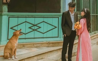Ảnh vui 26-9: Chú chó 'đuổi' cặp đôi đi chỗ khác