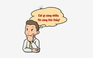 Câu đố hack não: Cái gì càng nhiều thì càng khó thấy?