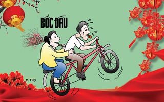 Bốc đầu vì... Tết!