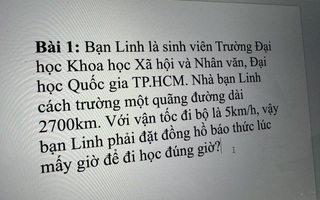 Ảnh vui 5-1: Bài toán hài hước đánh đố ngàn dân mạng