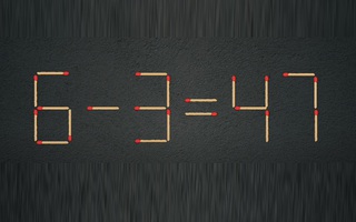 Thử tài IQ: Di chuyển một que diêm để 6-3=47 thành phép tính đúng
