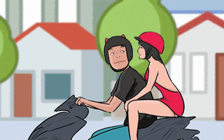 Cặp đôi yêu xa nhưng 'lạ lắm'
