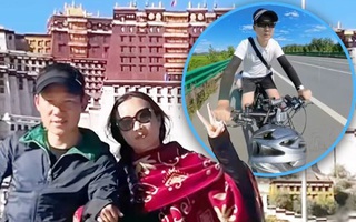 Chồng đạp xe 4.400km trong 100 ngày để làm lành với vợ