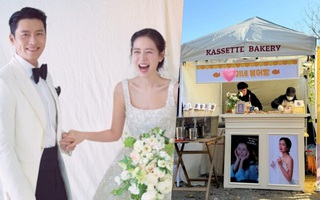 Hyun Bin lấy danh nghĩa con trai gửi xe cà phê cổ vũ Son Ye Jin