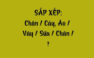 Thử tài tiếng Việt: Sắp xếp các từ sau thành câu có nghĩa (P159)