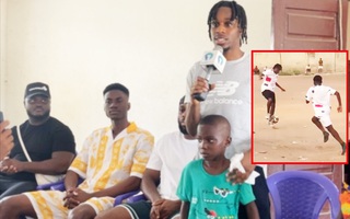Jeremie Frimpong đá 'phủi', gieo ước mơ cho giới trẻ Ghana
