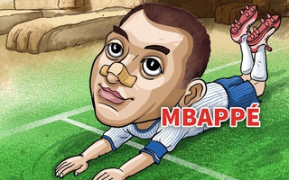 Mbappe gãy mũi, trận đấu với Hà Lan trở nên khó đoán