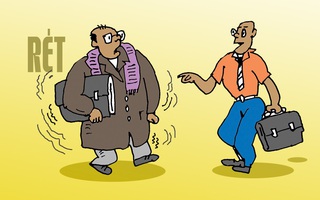 Quan mặc áo rét vì... sợ sai
