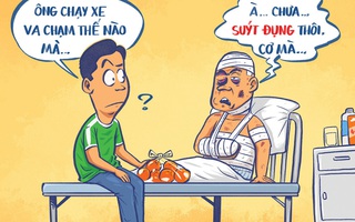 Một vụ va chạm giao thông không nặng nhưng lại rất nghiêm trọng