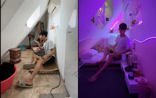 Ảnh vui 19-8: Độc lạ nhà trọ chỉ vừa đủ cho... cái chân
