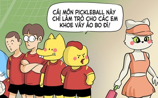 Tranh cãi tóe lửa trên sân pickleball