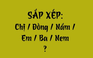 Thử tài tiếng Việt: Sắp xếp các từ sau thành câu có nghĩa (P122)
