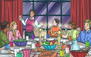 Thiên tài mới thấy đôi găng tay ẩn giấu trong bữa tiệc