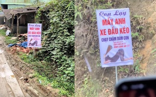 Ảnh vui 13-2: Người dân 'năn nỉ' mấy anh xe đầu kéo