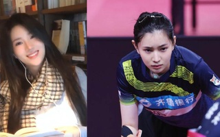 Nữ VĐV bóng bàn Vương Thiên Nhất gây sốt vì 'xinh như tiên'
