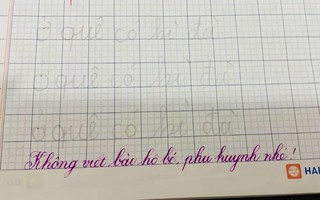 Ảnh vui 29-3: Giáo viên đề nghị 'phụ huynh không làm bài hộ'