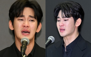 Màn khóc trong họp báo của Kim Soo Hyun đủ chuẩn đề cử trao giải