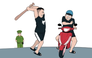 Hậu quả của việc lái xe bằng... gậy bóng chày