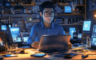 Người đàn ông thời đại công nghệ