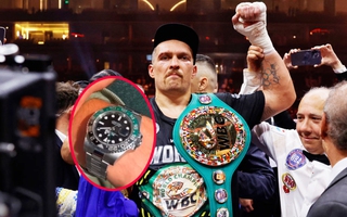 Oleksandr Usyk đeo đồng hồ fake nhưng chẳng ai nghi vì quá giàu