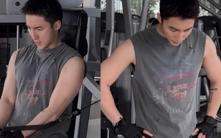 Sơn Tùng M-TP mặc áo rách từa lưa đi tập gym