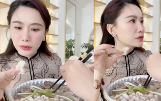 MC Anh Thơ tởn đến già khi ăn phải lòng se điếu dai như cao su