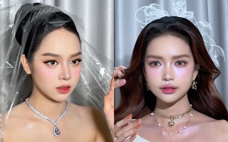 Hoa hậu Thanh Thủy và Ngọc Châu đu trend làm 'búp bê sống'