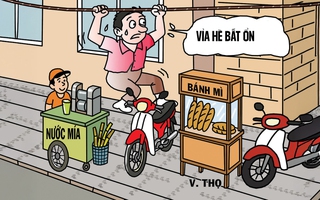 Em ăn tô cháo lòng thì anh 'rộng lòng' cho em đứng nhờ vỉa hè với ạ