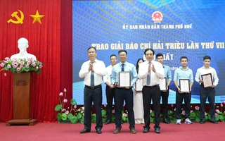 Báo Tuổi Trẻ giành giải nhất Giải báo chí Hải Triều TP Huế