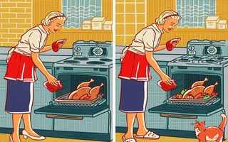 Người tinh tế mới tìm được 6 điểm khác biệt trong hai bức tranh