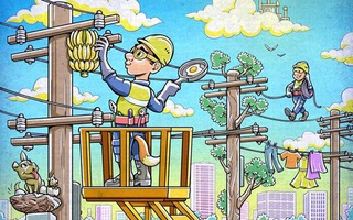 Nhanh trí tìm ra 9 điểm vô lý của hai anh chàng thợ điện