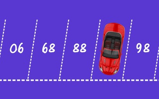 Bạn có đoán được ô tô đang đậu ở ô số mấy không?