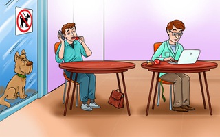Ai là chủ của chú chó đang đợi ngoài cửa?