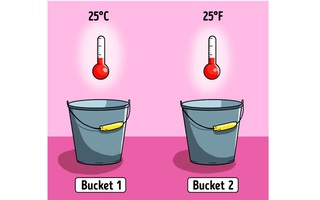 Thử thách IQ: Đồng xu trong thùng nào chạm đáy trước?