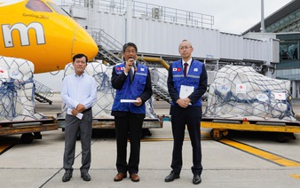 Japan sends emergency relief supplies to help flood-hit residents in Vietnam