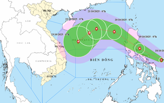 Storm Fengshen forms east of Philippines, expected to enter East Vietnam Sea on Monday
