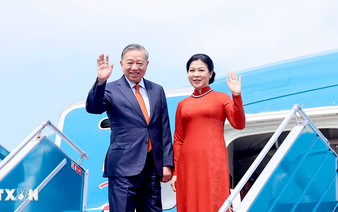 Vietnam’s Party chief leaves for Finland for official visit