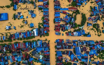 Vietnam’s Thai Nguyen floods break historic records; stranded residents send GPS coordinates to seek rescue