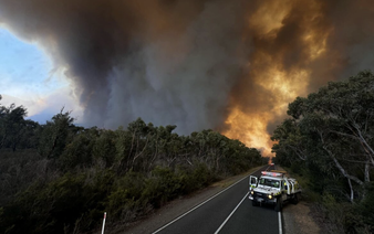 Rain helps stall wildfire in New Zealand's oldest national park
