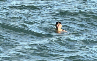 What strength saved 3 men adrift at sea for 2 days in Vietnam? 
