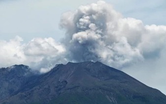 Japan's Sakurajima volcano erupts, ashfall cancels flights