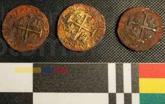 Colombia shows first treasures recovered from 300-year-old shipwreck