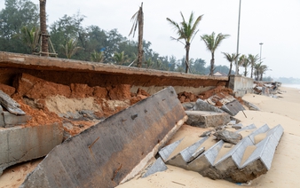 Vietnam $3.2mn coastal seawall collapses before use, repairs proposed