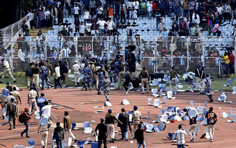 Police detain organiser of Messi visit after Indian fans rip up seats
