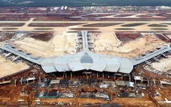 Mammoth Long Thanh int’l airport construction accelerates ahead of first flight

