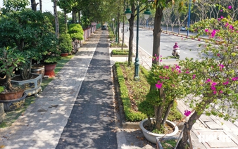 First bicycle lanes take shape in Ho Chi Minh City