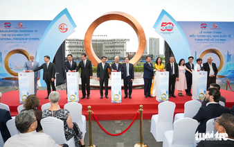 Ho Chi Minh City unveils Möbius-inspired International Friendship Symbol