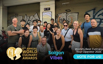 Saigon Vibes becomes only firm in Asia nominated for World’s Best Culinary Tour Operator 2025