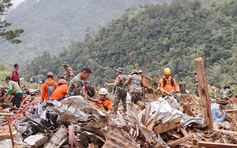 Landslide at gold mine in Indonesia's Papua kills six; 14 missing
