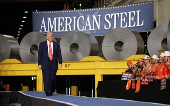 Trump says he plans to double steel, aluminum tariffs to 50%
